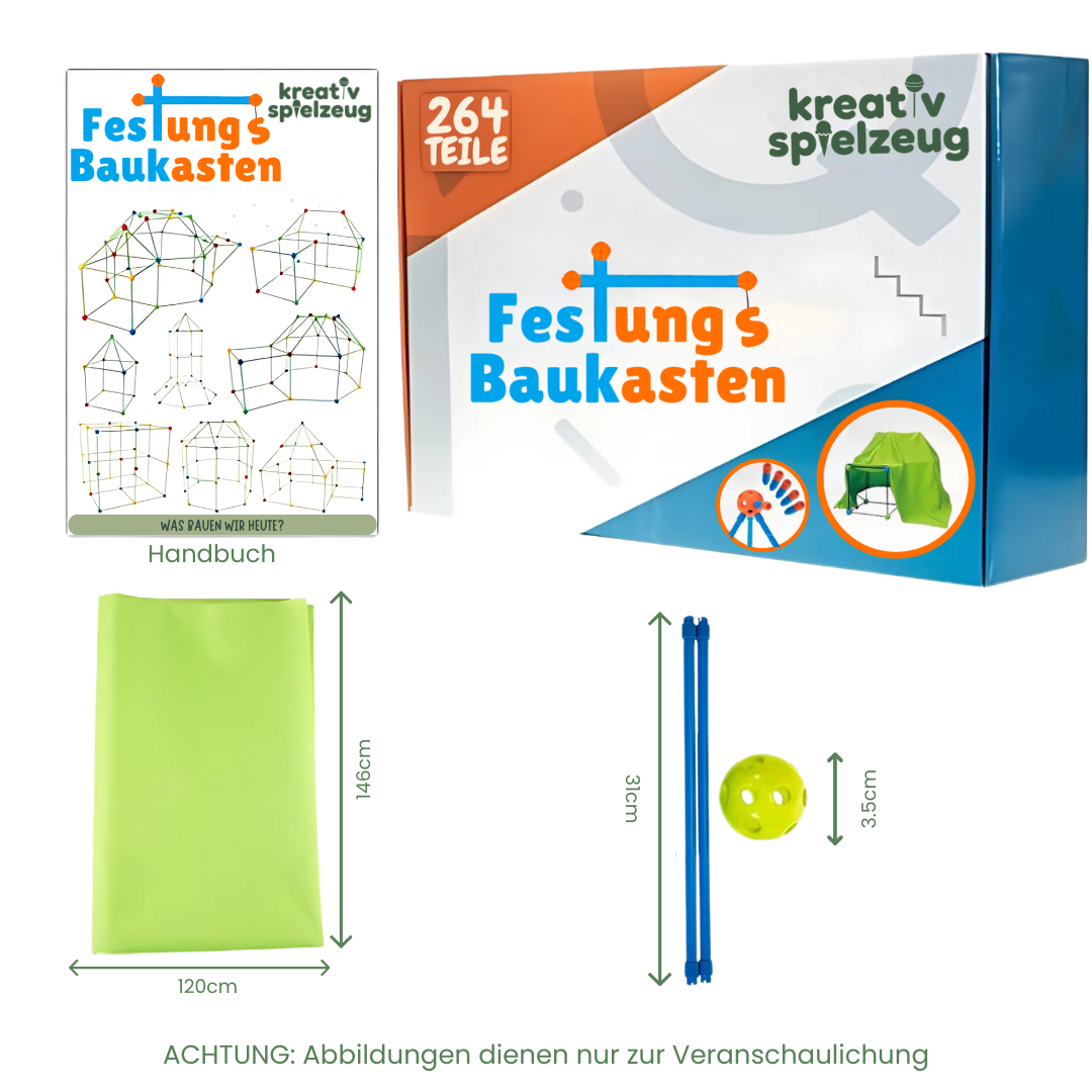 Festungs-Baukasten + Gratis-Plane