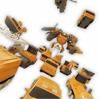 Carros magnéticos infantis se conectando facilmente com ímãs.