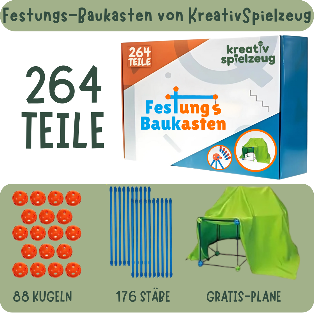 Festungs-Baukasten + Gratis-Plane